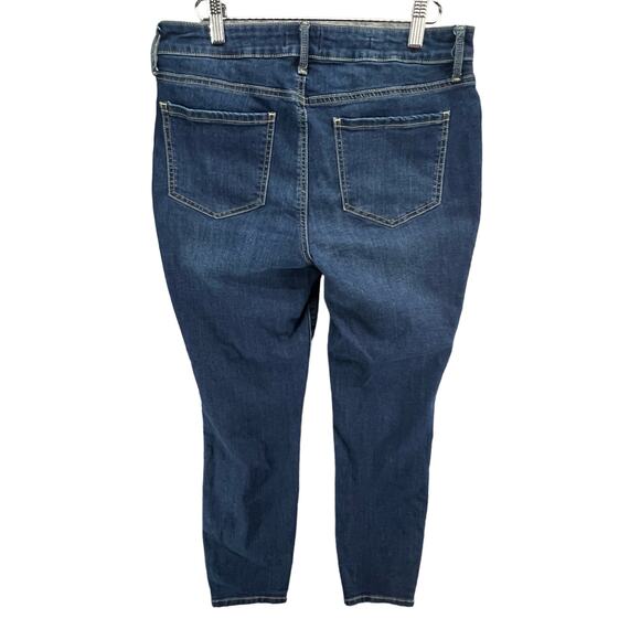 NYDJ Jeans Womens 8 Blue Ami Ankle Skinny Lift Tuck Slimming Stretch Denim Soft - Picture 2 of 14